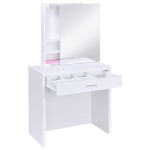 Harvey 2-piece Vanity Set with Lift-Top -White