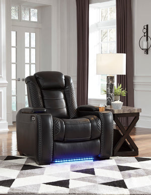 Party Time Power Recliner - Midnight
