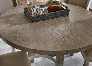 Chrestner Round Dining Table - Gray