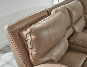 Ricmen Dual Power Reclining Sofa & Loveseat - Putty