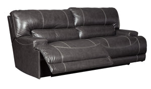 McCaskill Manuel 2 Seat Reclining Sofa - Gray