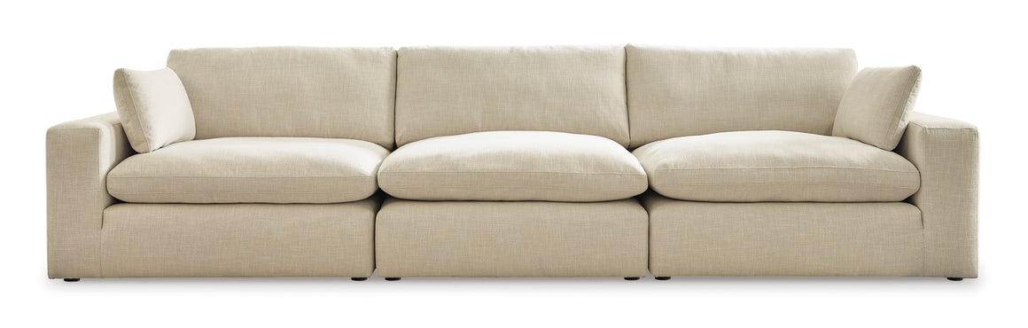 Elyza 3-Piece Sectional Sofa - Linen