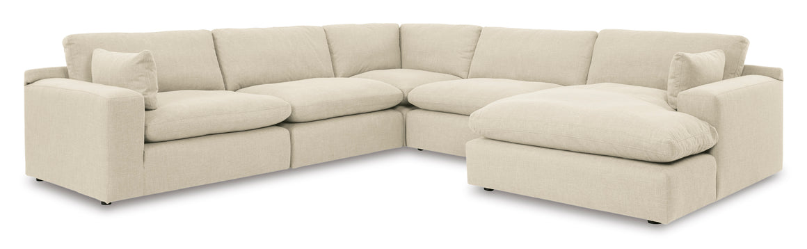Elyza 5-Piece Sectional w/ Right Facing Chaise