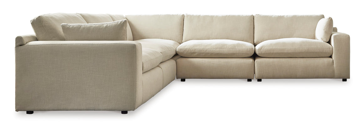 Elyza 5-Piece Sectional - Linen