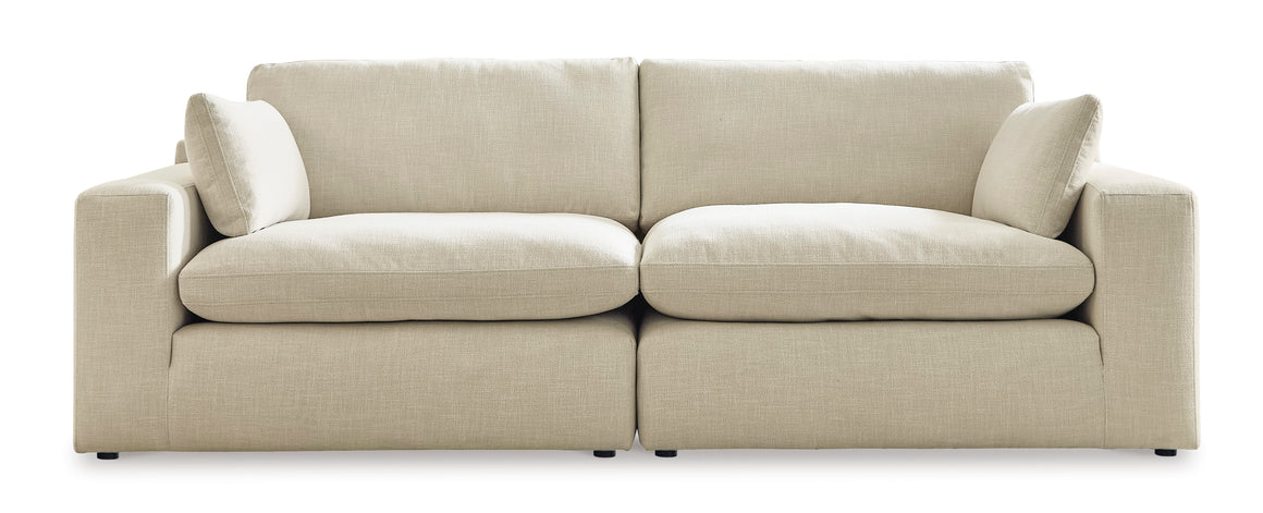 Elyza 2-Piece Sectional Loveseat - Linen