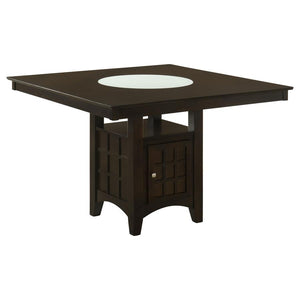 Gabriel 5-piece Square Counter Height Dining Set - Cappuccino