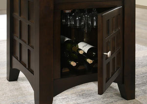 Gabriel 5-piece Square Counter Height Dining Set - Cappuccino