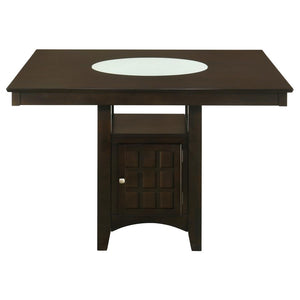 Gabriel 5-piece Square Counter Height Dining Set - Cappuccino