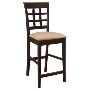 Gabriel 5-piece Square Counter Height Dining Set - Cappuccino