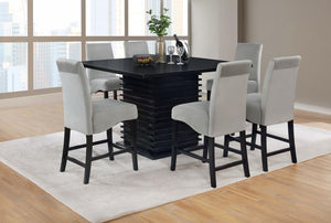 Stanton 7-piece Square Counter Height Dining Table Set - Grey