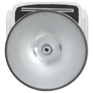 Brandi Adjustable Bar Stool - Chrome and White