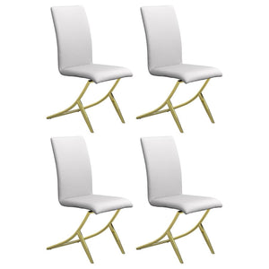 Carmelia Upholstered Dining Side Chair - White (Set of 4)