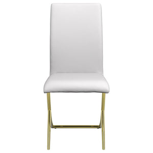 Carmelia Upholstered Dining Side Chair - White (Set of 4)