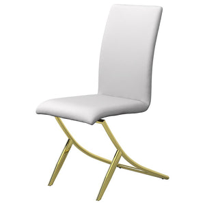 Carmelia Upholstered Dining Side Chair - White (Set of 4)