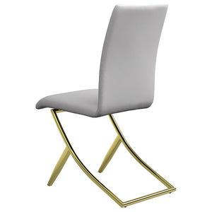 Carmelia Upholstered Dining Side Chair - White (Set of 4)