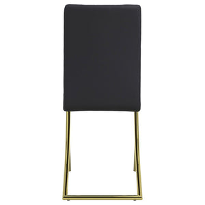 Carmelia Upholstered Dining Side Chair - Black (Set of 4)