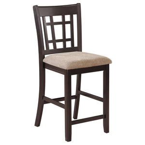 Lavon 5-piece Oval Counter Height Dining Set Light - Chestnut