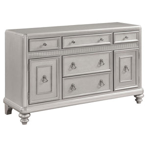 Bling Game Dining Sideboard Buffet Cabinet - Metallic Platinum