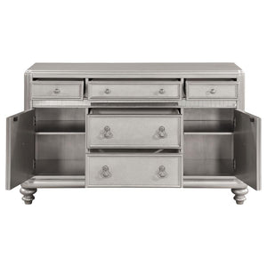 Bling Game Dining Sideboard Buffet Cabinet - Metallic Platinum