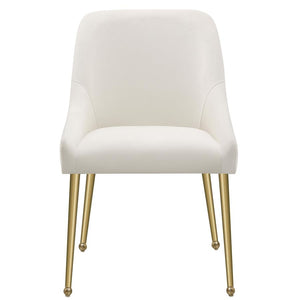 Mayette Upholstered Dining Side Chair - Ivory (Set of 2)