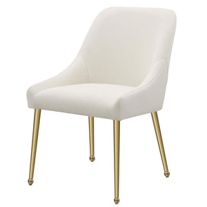 Mayette Upholstered Dining Side Chair - Ivory (Set of 2)