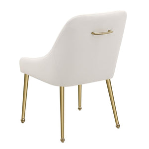 Mayette Upholstered Dining Side Chair - Ivory (Set of 2)