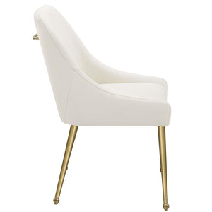 Mayette Upholstered Dining Side Chair - Ivory (Set of 2)