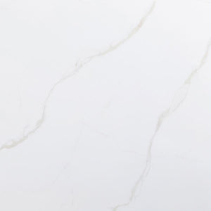 Telvin Rectangular 79-inch Marble Top Dining Table - White