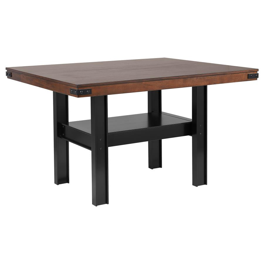 Patterson 5-piece Counter Height Dining Set - Mango Oak