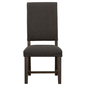 Twain Upholstered Dining Side Chair - Warm Grey (Set of 2)