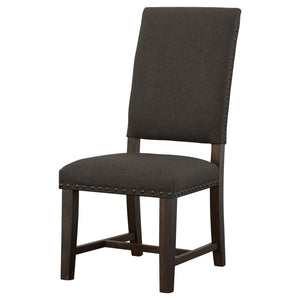 Twain Upholstered Dining Side Chair - Warm Grey (Set of 2)