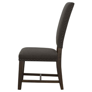 Twain Upholstered Dining Side Chair - Warm Grey (Set of 2)