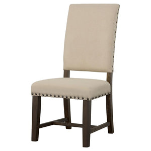 Twain Upholstered Dining Side Chair - Beige (Set of 2)