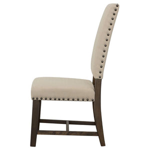 Twain Upholstered Dining Side Chair - Beige (Set of 2)