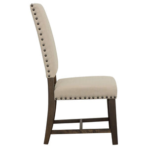 Twain Upholstered Dining Side Chair - Beige (Set of 2)