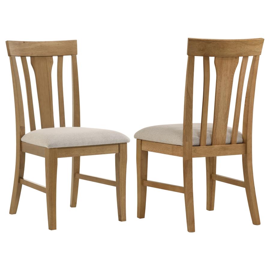 Hartville Dining Side Chair - Natural Light Brown (Set of 2)