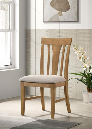 Hartville Dining Side Chair - Natural Light Brown (Set of 2)
