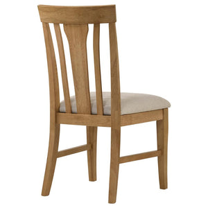 Hartville Dining Side Chair - Natural Light Brown (Set of 2)