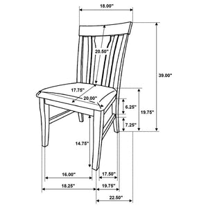 Hartville Dining Side Chair - Natural Light Brown (Set of 2)