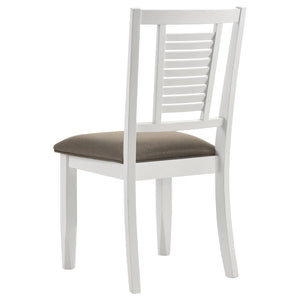 Appleton 5-piece Rectangular Dining Set - Distressed White