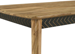Partridge 7-piece Counter Dining Set - Espresso and Camel
