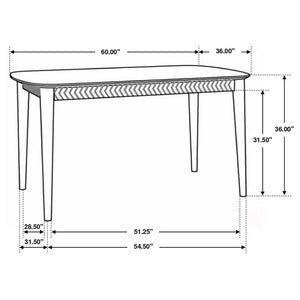 Partridge 7-piece Counter Dining Set - Espresso and Camel