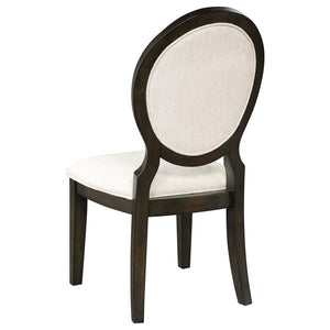 Twyla 5-piece Round Storage Base Dining Table Set - Dark Cocoa