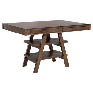 Dewey 5-piece Rectangular Dining Table Set - Walnut