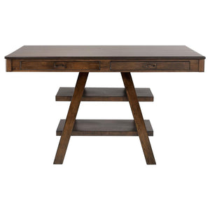 Dewey 5-piece Rectangular Dining Table Set - Walnut