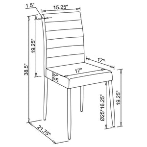 Maston Upholstered Dining Side Chair - White (Set of 4)