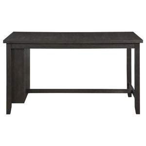 Elliston 5-piece Counter Height Dining Table Set - Dark Grey