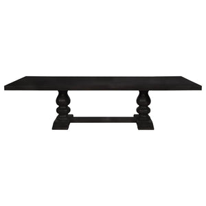 Phelps 7-piece Rectangular Dining Table Set - Distressed Noir