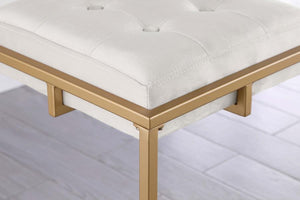 Nadia Upholstered Backless Bar Stool - Beige (Set of 2)