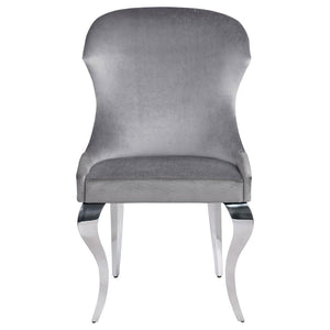 Cheyanne Upholstered Dining Side Chair - Grey (Set of 2)